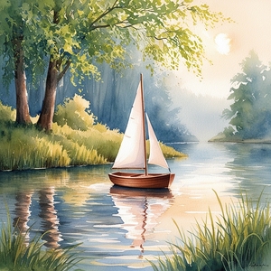 How beautiful is the tranquility of nature